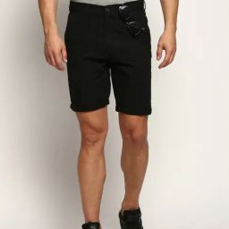 showoffff SHOWOFF Black Slim Fit Shorts-picture-8