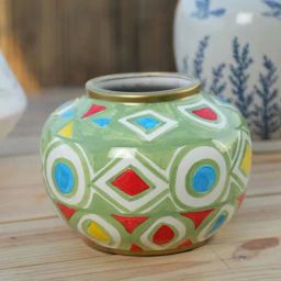 Home4U Multicolor Porcelain Elysian Vase-image-29