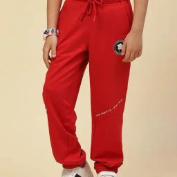 Monte Carlo Kids Red Solid Trackpants-image-77