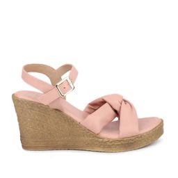 Inc.5 Women's Peach Ankle Strap Wedges-image-63