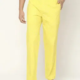 UnderJeans by Spykar Yellow Printed Nightwear Pyjamas-image-97