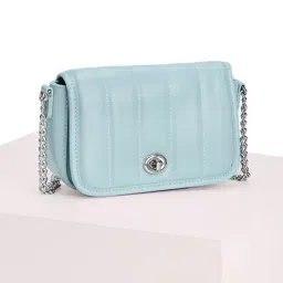 Forever Glam by Pantaloons Blue Small Cross Body Bag-image-78