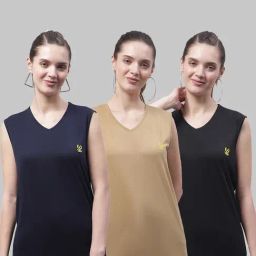 Vimal Jonney Multicolor Cotton T-Shirt - Pack of 3-picture-25