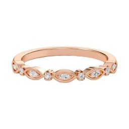 SHINE ETERNAL Lab Grown Diamond 18k (750) Rose Gold Ring for Women-picture-21