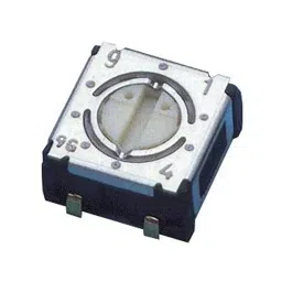NIDEC COMPONENTS ROTARY CODED SW, BCD COM, 10POS, 2.4VDC, S-4010TA-image-41