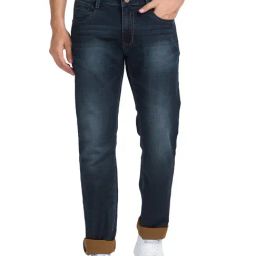 Parx Blue Lightly Washed Slim Fit Jeans-image-9