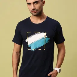 Urban Dog Men Graphic Printed Round Neck Cotton T-shirt-image-32