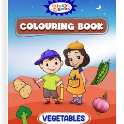 Vegetables Colouring Book -English-25