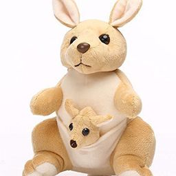 Frantic Premium Soft Toy Kangaroo for Kids Brown - Height 32 cm-image-9