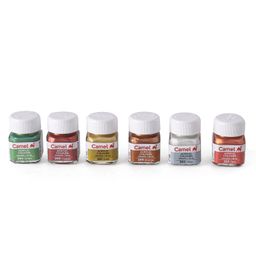 Camel Acrylic Metallic Color 6 Shades - 10 ml Each-28