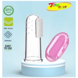 Joy Buzz Silicone Finger Brush With Case-Pink-image-67