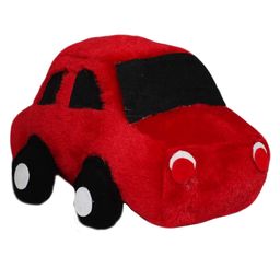 Tickles Car Soft Stuffed Plush Toy for Kids Boys & Girls Birthday Gifts (Color: Red Length 30 cm)-image-94