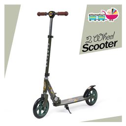 Funride Kids Scooter EtherTwo Wheel Kick Scooters for Boys and Girls with Adjustable Height and Rear Brake 2 Wheels Foldable Skate - Green-picture-13