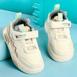 KIDLINGSS Colour Blocked With Velcro Closure LED Sneakers - White-picture-21