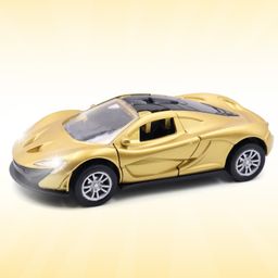 Aditi Toys Premium Metal Die-Cast Sports Racer Car - Realistic Engine Sound, LED Lights, Pull Back Action, Open & Close Doors - Kids Toy for Ages 3+, BIS Approved (Gold)-10