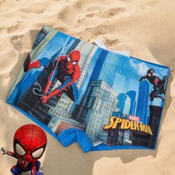 Marvel by Yellow Bee Featuring Spiderman Printed Swim Shorts - Blue-image-31