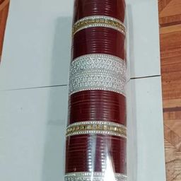 VICONO Set Of 64 Stone Studded Bangle-image-45