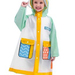Little Surprise Box LLP Kids Polka Dots Long Style Raincoat-image-70