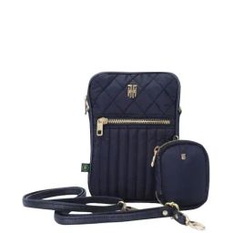 THE HOLISTIK Victory Navy Quilted Medium Cross Body Bag-image-48