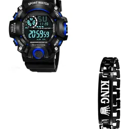 Hala Men Solid Round Tang Regular Digital Watch image 5