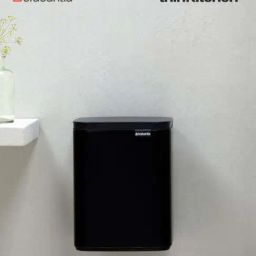 Brabantia Black Alloy Bo Waste Bin (7 L)-30
