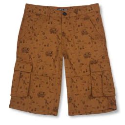 Gini & Jony Kids Brown Printed Bermudas-image-12