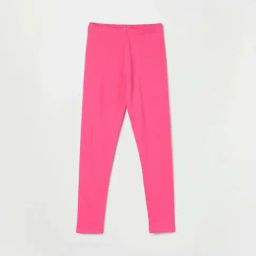 Fame Forever by Lifestyle Kids Pink Cotton Skinny Fit Leggings-image-82