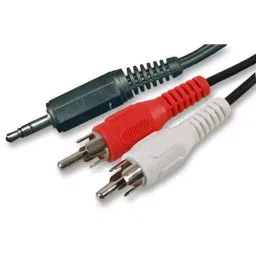 MULTICOMP PRO Audio / Video Cable Assemblies 3.5MM ST TO 2X PHONO, 3M, PSG02700-12