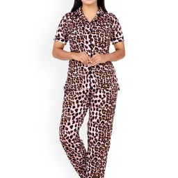 WOOL 4U Women Animal Printed Night suit-image-87