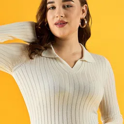 98 Degree North Women Striped Pullover-image-74