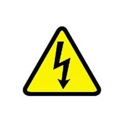 PANDUIT Pre Printed Labels LABEL, ELEC SHOCK PICTOGRAM, 38.1MM, BLACK/YELLOW, PK50, WL32Y (Pack of 50)-7