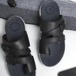 EZOK Men's Black Toe Ring Sandals-28