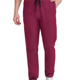 Parx Dark Maroon Regular Fit Trackpants-image-20
