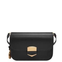 Fossil Lennox Black Solid Medium Cross Body Bag-image-55