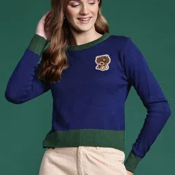 DressBerry Acrylic Applique Detail Pullover-image-71
