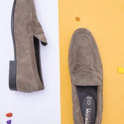 Geox Men's U Sapienza Grey Loafers-picture-7