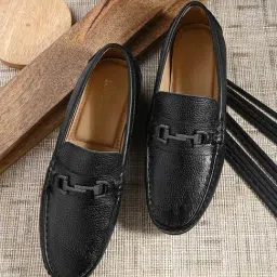 Clog London Men's Black Formal Loafers-image-84