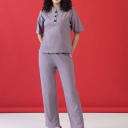 PRRODALITY Pure Cotton T-Shirt With Trousers Co-Ords-image-87