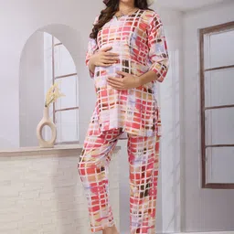 EASY MOM Claura Printed Tunic With Trousers Co-Ords-85