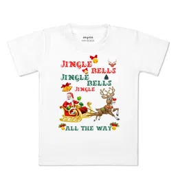 Arvesa Kids Typography Printed Applique T-shirt-picture-12