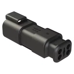 AMPHENOL SINE/TUCHEL AUTOMOTIVE HOUSING, RCPT, 4POS, 13A, AT04-4P-SR02BLK-picture-17