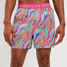 American Eagle Pink Regular Fit Printed Boxers-image-28
