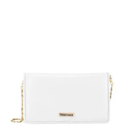 Fastrack SS23 Structured White Solid Clutch-image-29