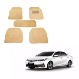 Auto Pearl MA3O292 PVC and Plastic Standard Mat for Toyota Corolla Altis 2005 (Beige)-picture-41
