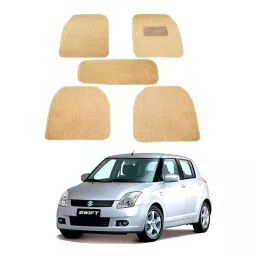 Auto Pearl MA3O182 PVC and Plastic Standard Mat for Maruti Suzuki Swift 2005 (Beige)-image-92