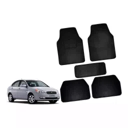 Auto Pearl CMBK172 Polyester Standard Mat for Maruti Versa (Black)-picture-21