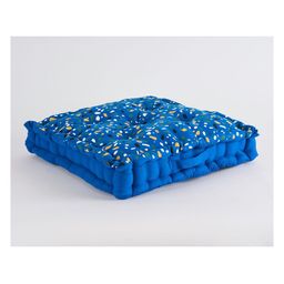 SKANDA FAB Blue & White Printed Pure Cotton Floor Cushions-image-70