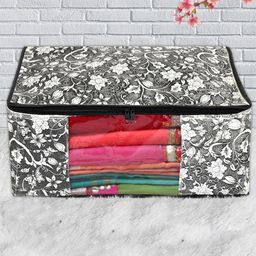 Kuber Industries Set Of 6 Metallic Printed Saree Organisers image 4
