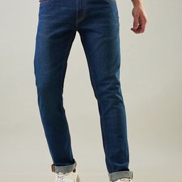 TIM PARIS Men Original Tapered Fit Mid-Rise Stretchable Jeans-picture-46