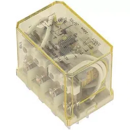 IDEC RELAY, 4PDT, 110VAC, 30VDC, 10A, RH4B-ULDC12V-46